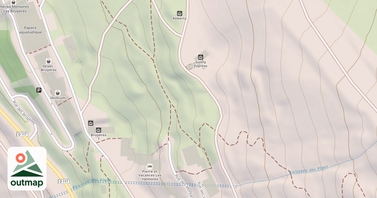 Map of La Mine