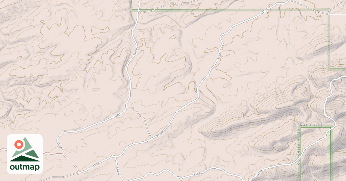 Map of USFS National Forest System Roads {AEF320C0-0647-46B5-9611-6EE0321D5B4C}