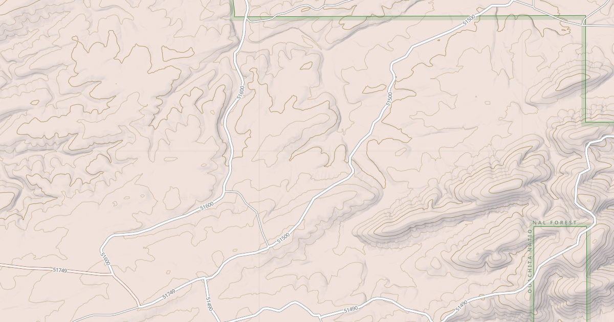 Map preview of USFS National Forest System Roads {AEF320C0-0647-46B5-9611-6EE0321D5B4C}