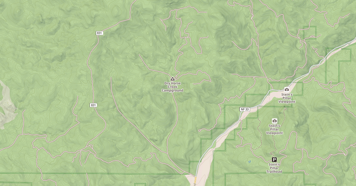 Map preview of USFS Motor Vehicle Use Map Roads {0F60BC60-A340-4C2A-BF0A-699B208CB6BF}