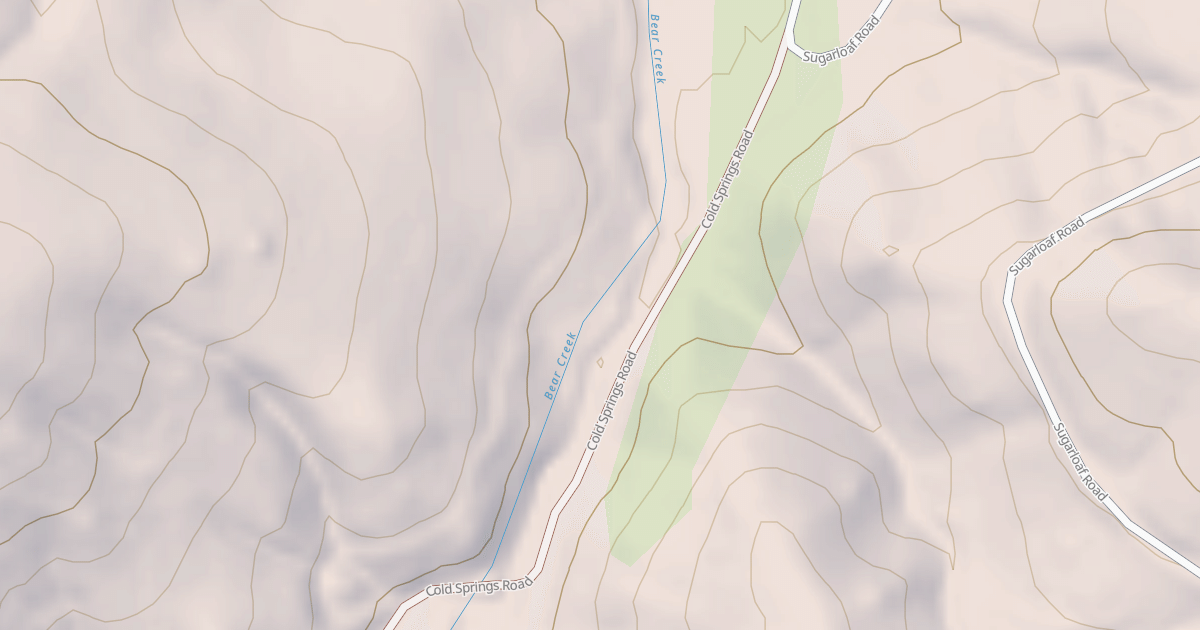 Map preview of COLD SPRINGS