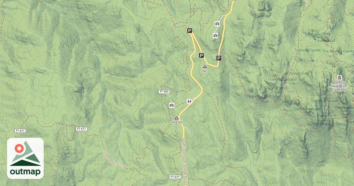 Map of Long Hollow