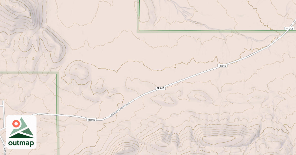 Map of OLD IRON TOWN