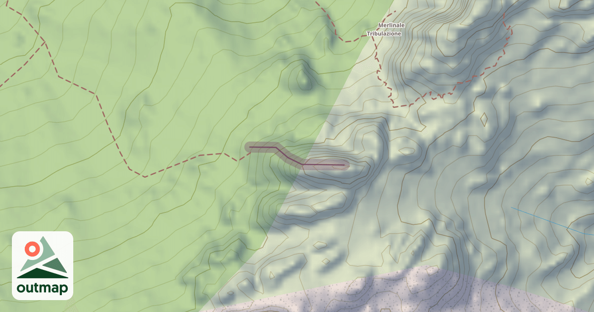 Map of Westpfeiler / Arête Nord-Ouest