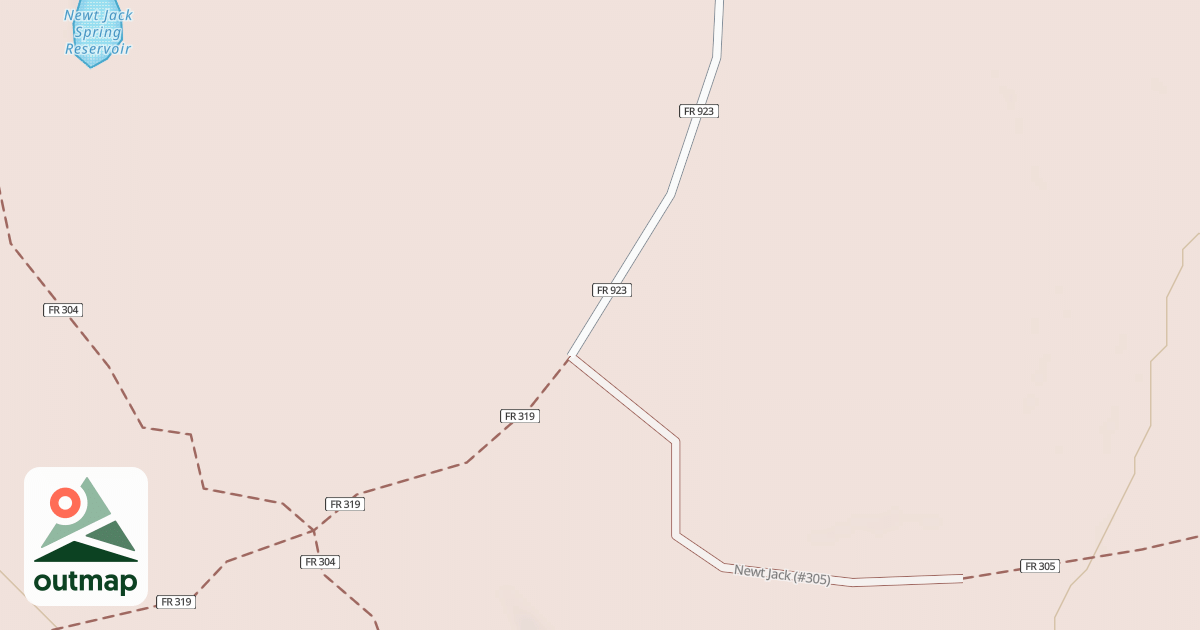 Map of NEWT JACK