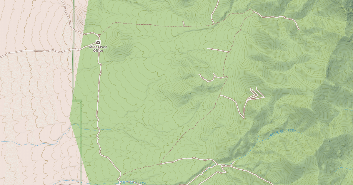 Map preview of IDLEWILD