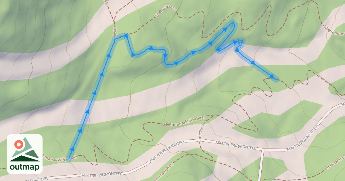 Map of 57 La Veuse (bas)