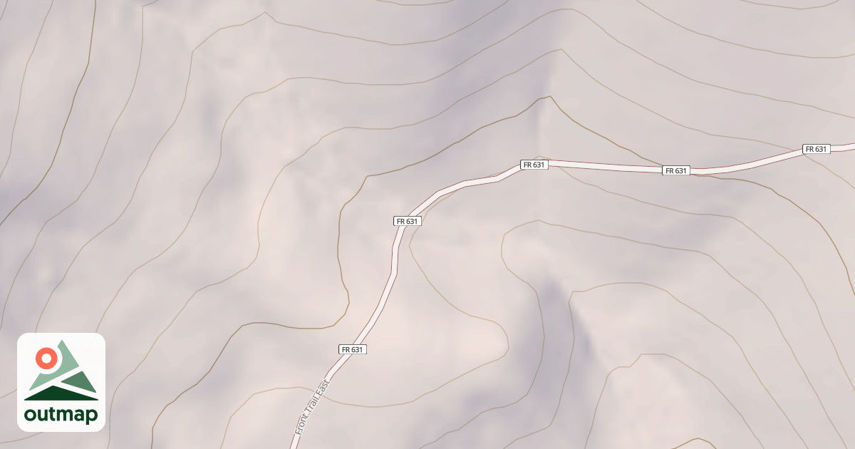 Map of FRONT TRAIL EAST - ATV