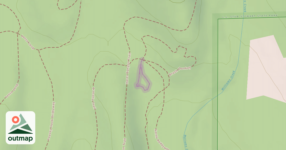 Map of Little Brush Monkey