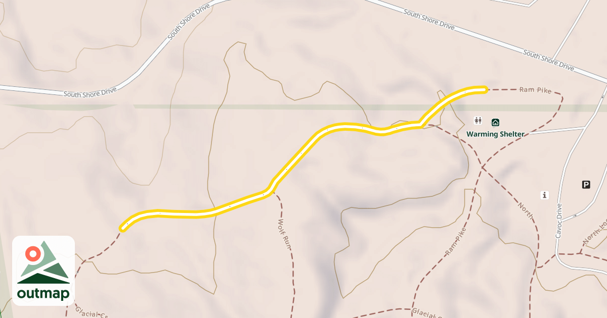 Map of Spruce Hollow
