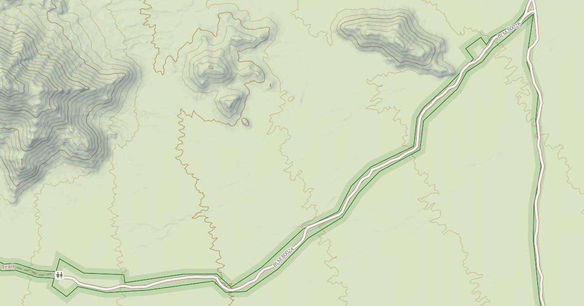 Map preview of BLM National GTLF Public Motorized Roads 1e5ccf15-3eba-41ae-abdf-4055fac0bc4c