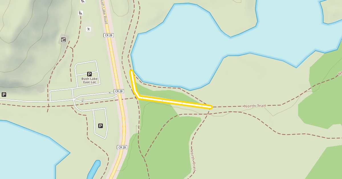 Map preview of Nature Center Spur