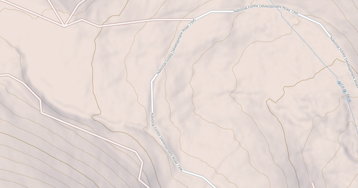Map preview of USFS National Forest System Roads {110E978E-A793-48DA-921A-97C6C2024CBC}