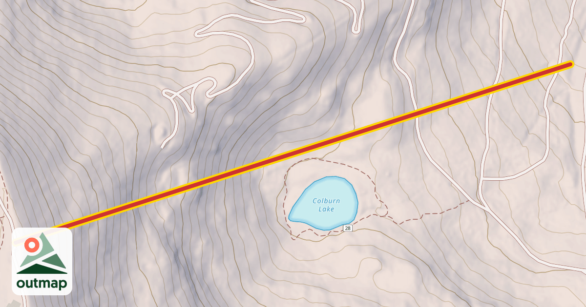 Map of Colburn Triple