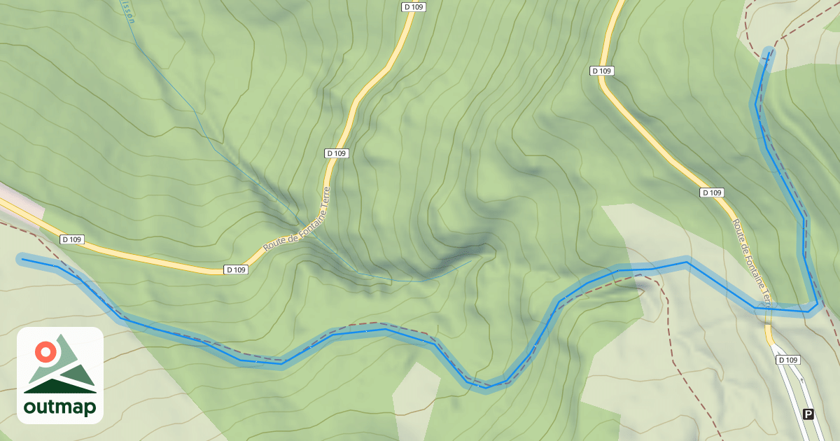 Map of Chamois