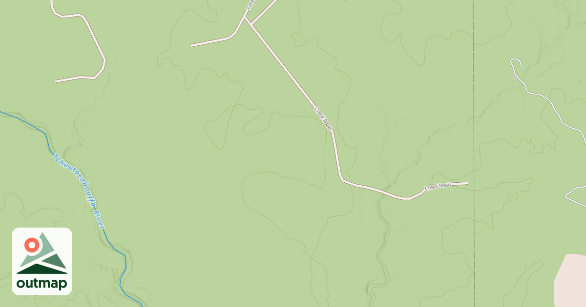 Map of OIL WELL ROAD