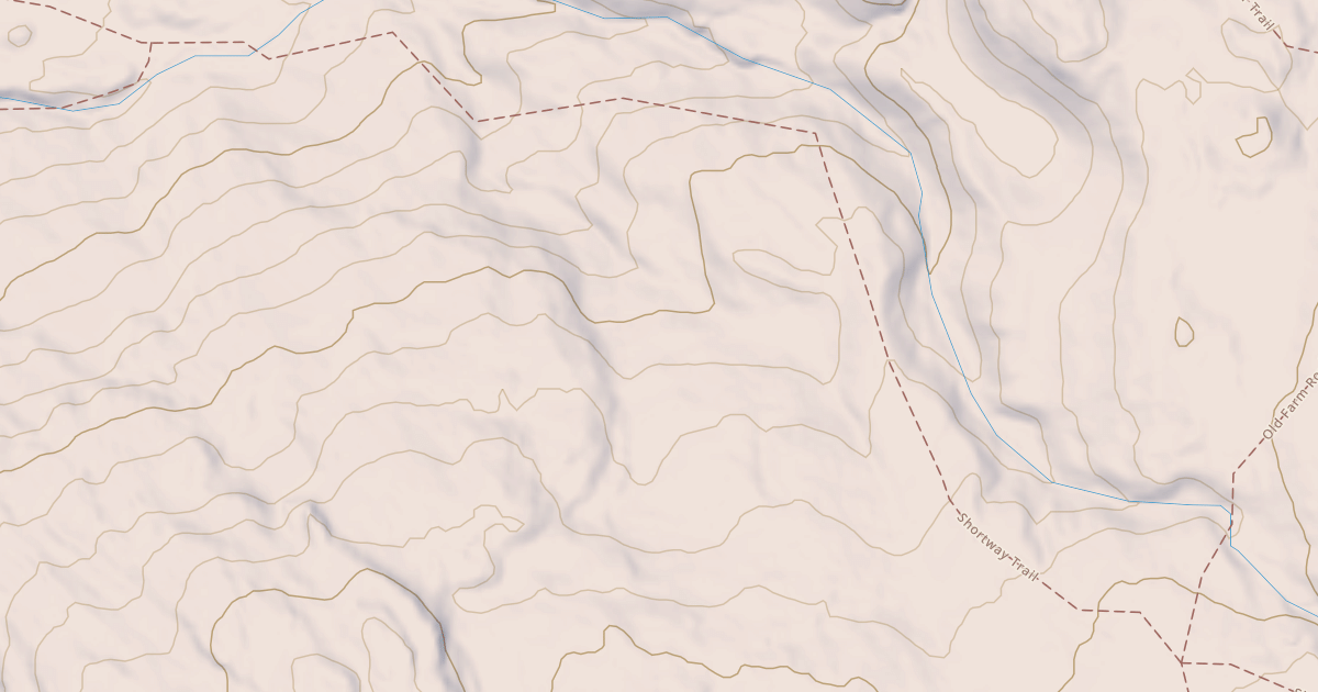 Map preview of Shelving Rock Mountain Trail - Section 1