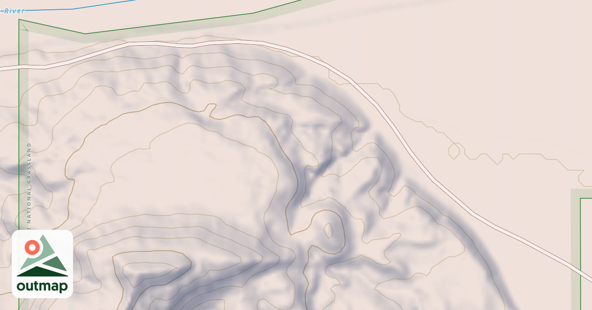 Map of (FDR) BENNETT CREEK