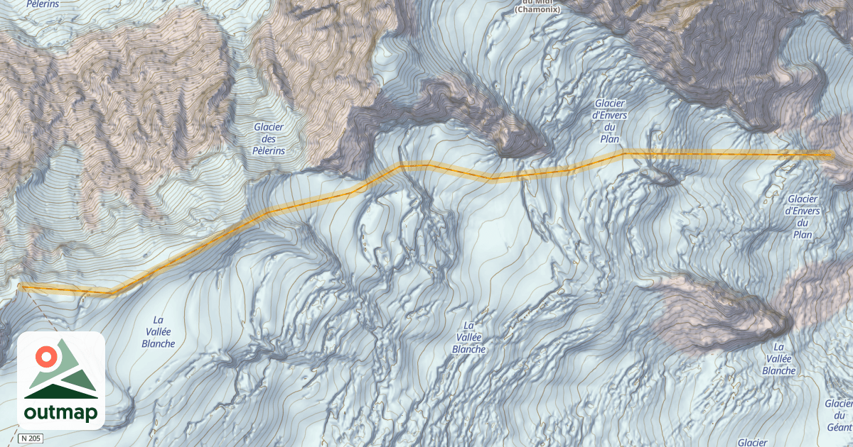 Map of Grand Envers du Plan