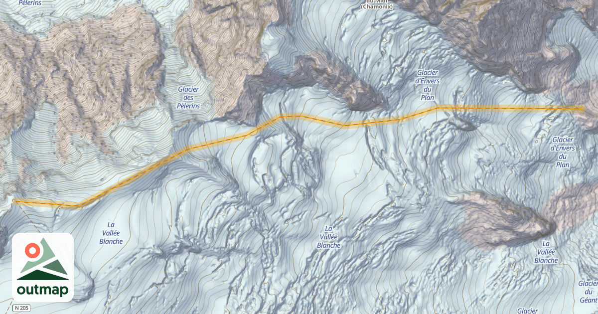 Map of Grand Envers du Plan