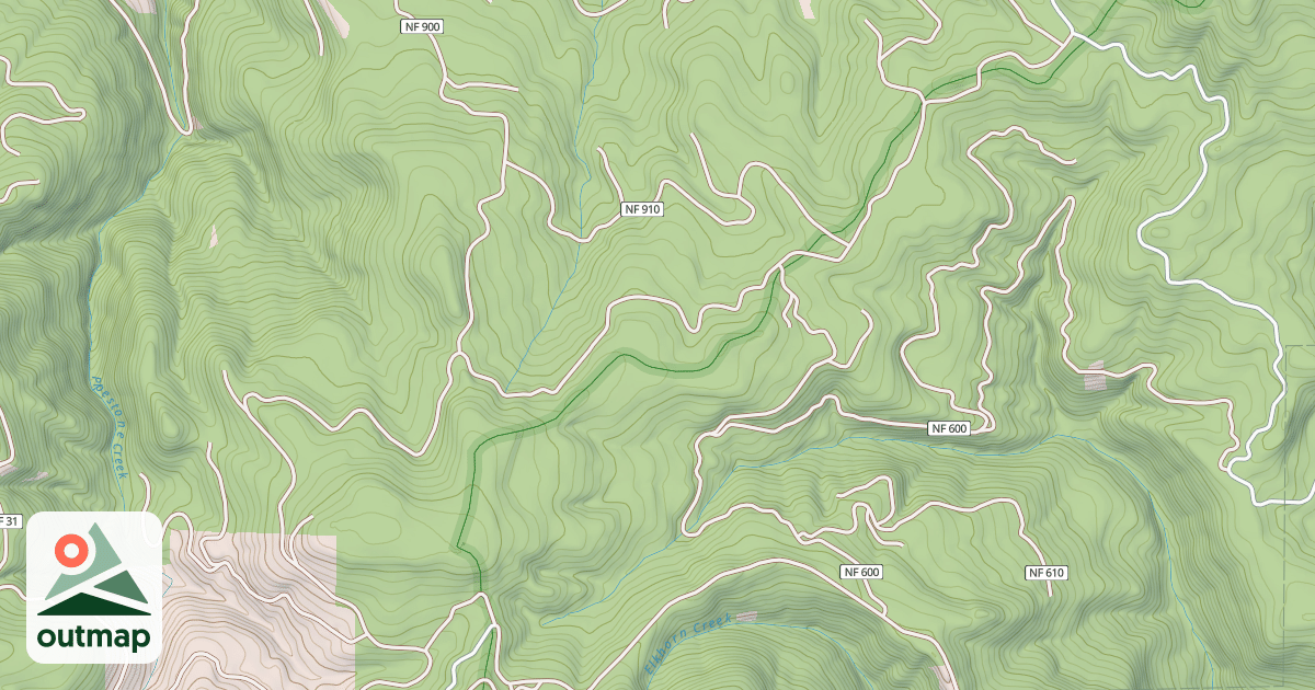 Map of BLACK CANYON