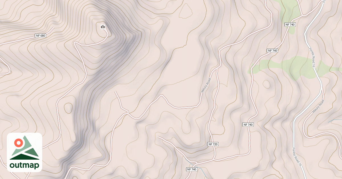 Map of USFS Motor Vehicle Use Map Roads {2AE54ED1-DD56-499F-8F83-7E8FFCAA490E}