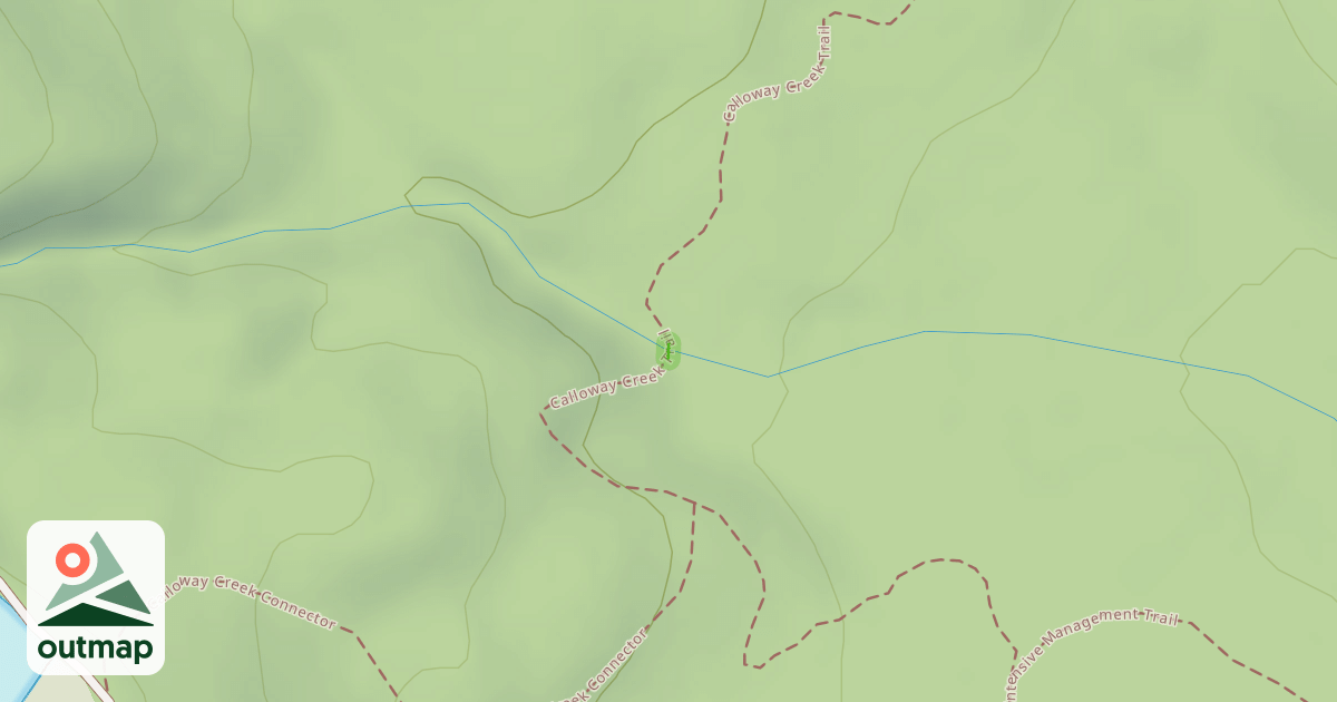 Map of Calloway Creek Trail