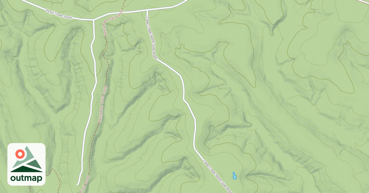 Map of CLEAR CREEK NORTH SIDE