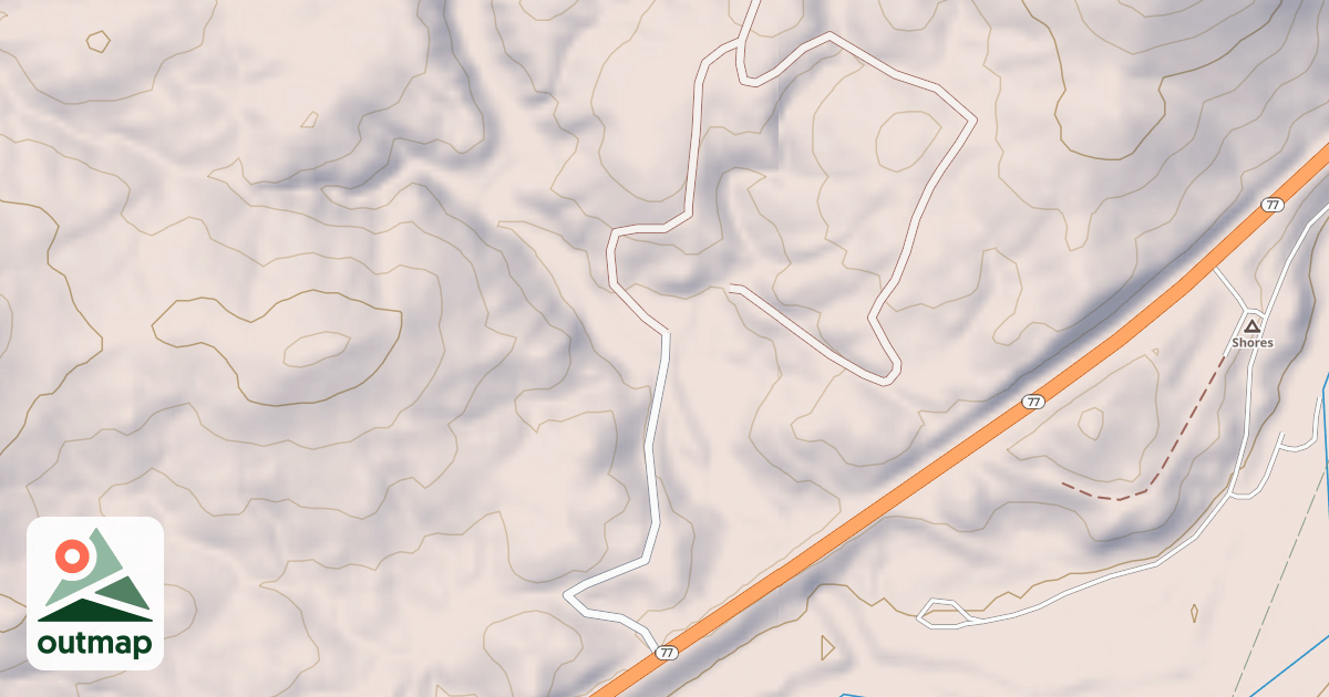 Map of BLM National GTLF Public Motorized Roads 85154941-d266-4225-acc2-207a61b63ff5