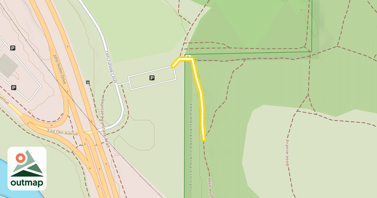 Map of Lake Loop
