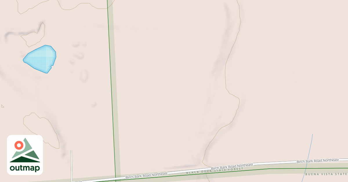 Map of BIRCH BARK ROAD SPUR A