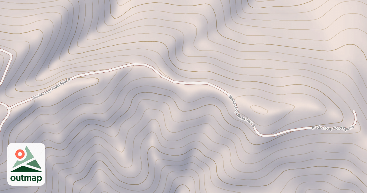 Map of BLACKS LOOP