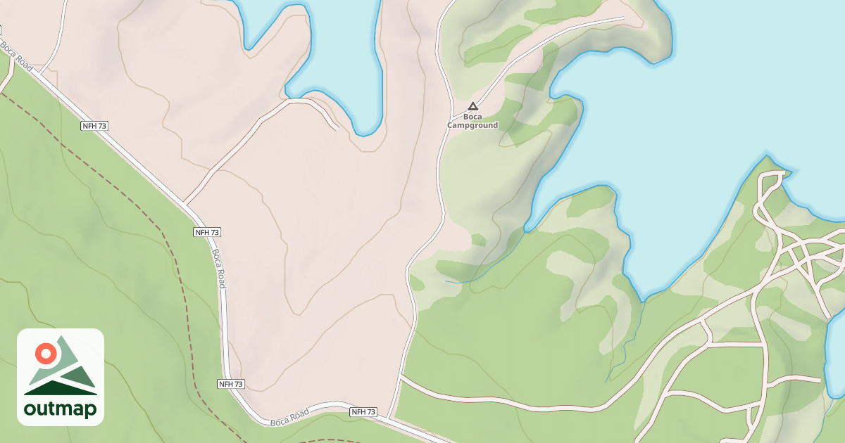 Map of BOCA CAMPGROUND