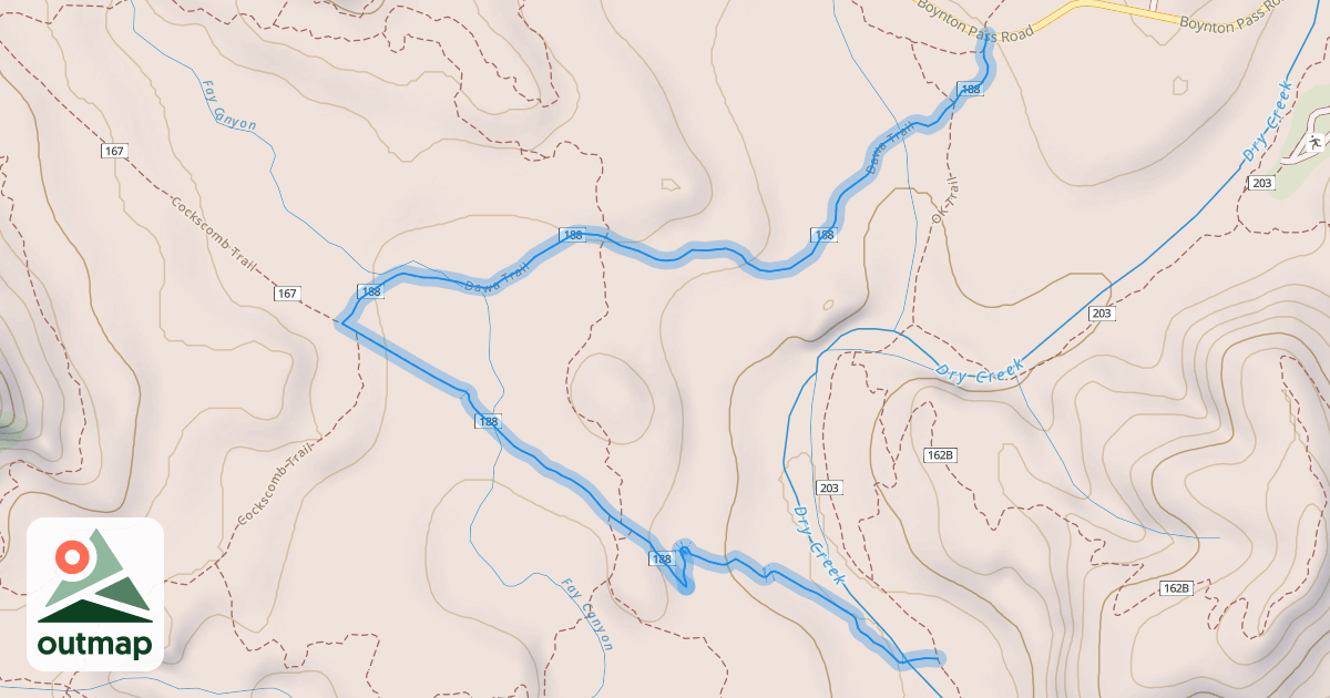 Map of Dawa Trail