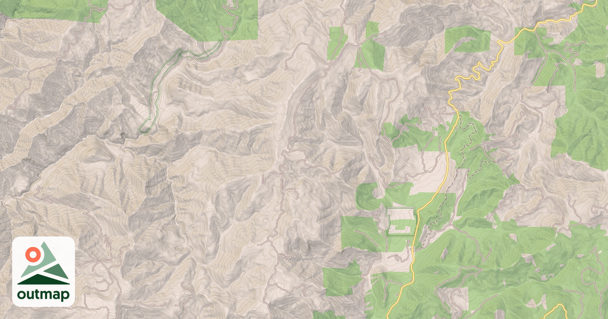 Map of CHROME RIDGE