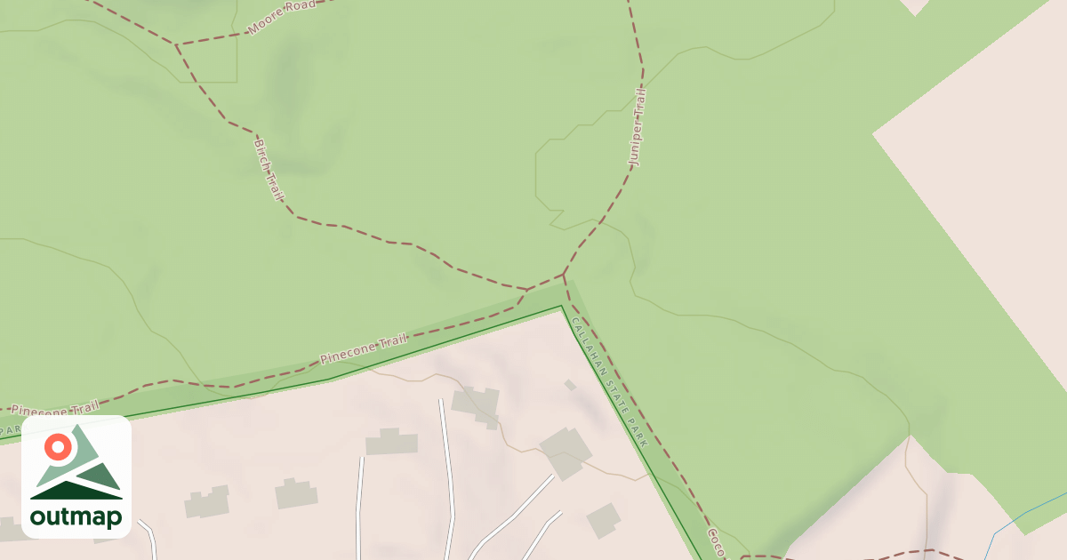 Map of Pinecone Trail