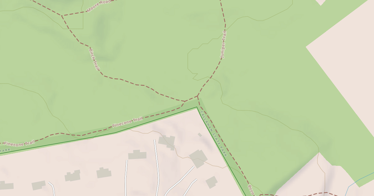 Map preview of Pinecone Trail