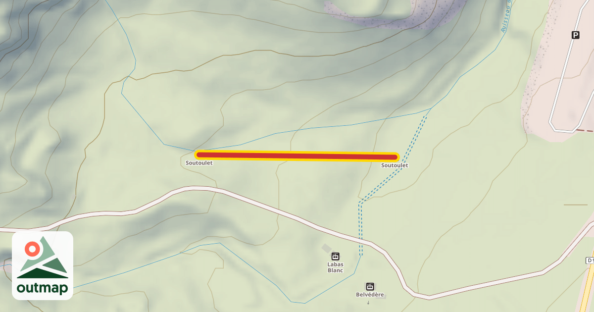 Map of Soutoulet