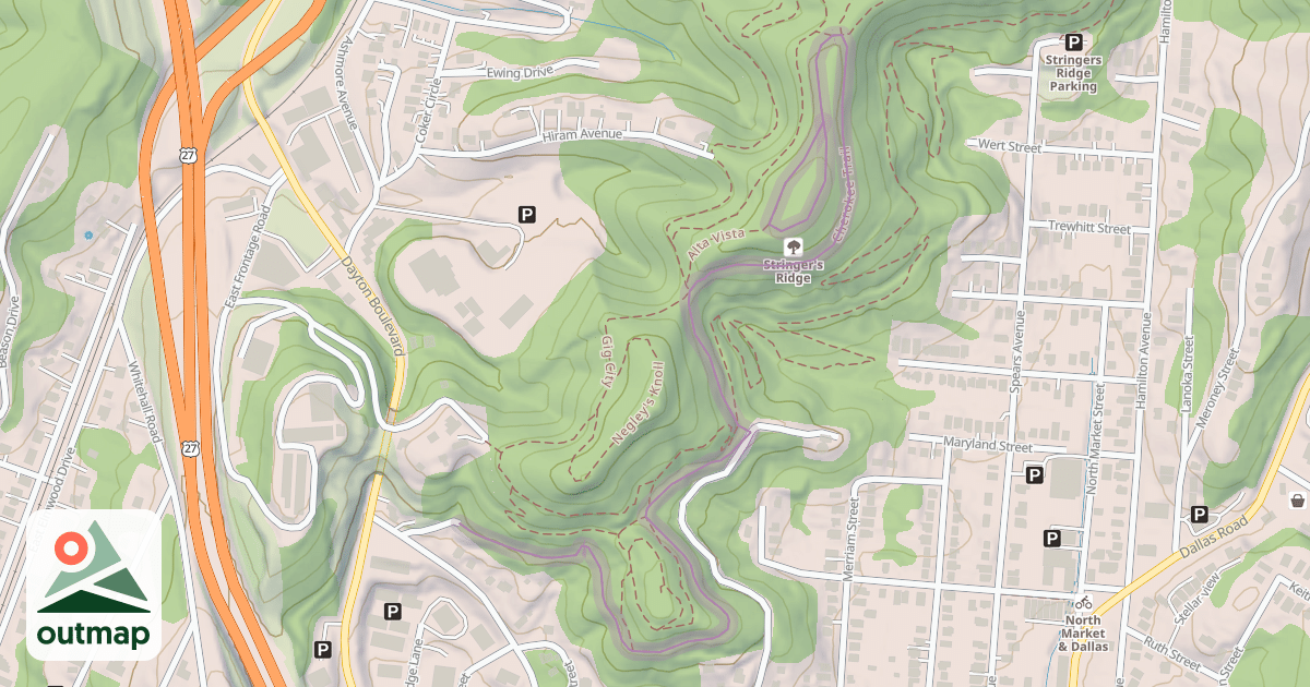 Map of Cherokee Trail