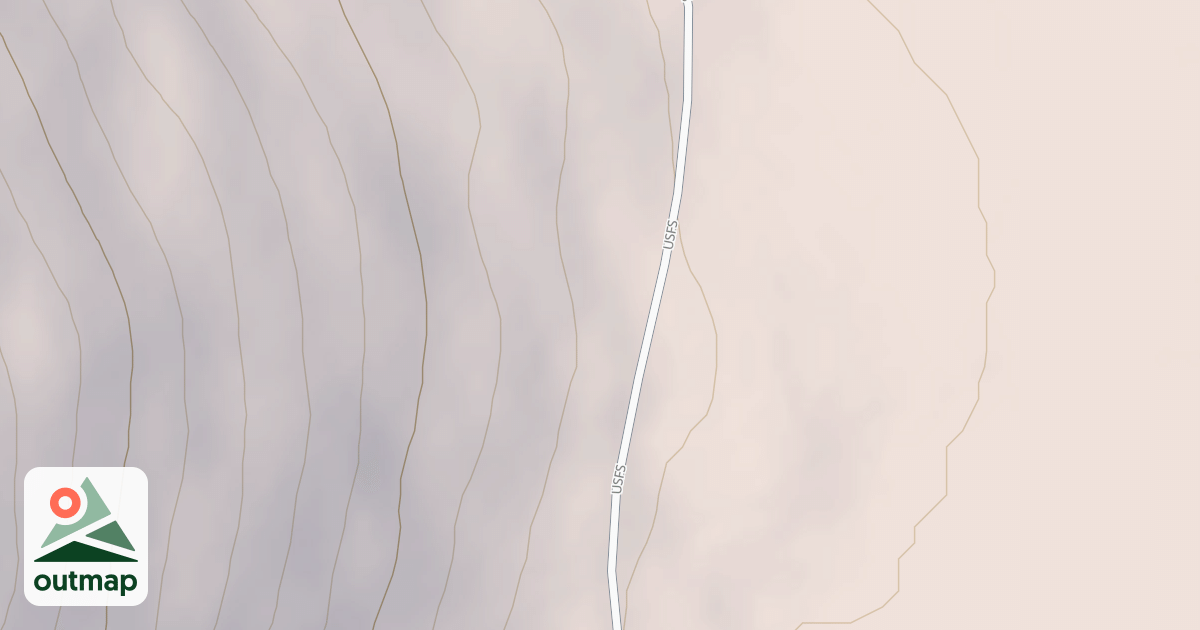 Map of Lower Cone Road