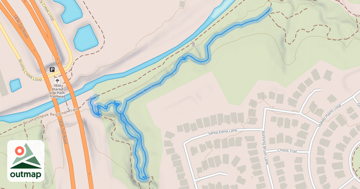 Map of The Rim Loop