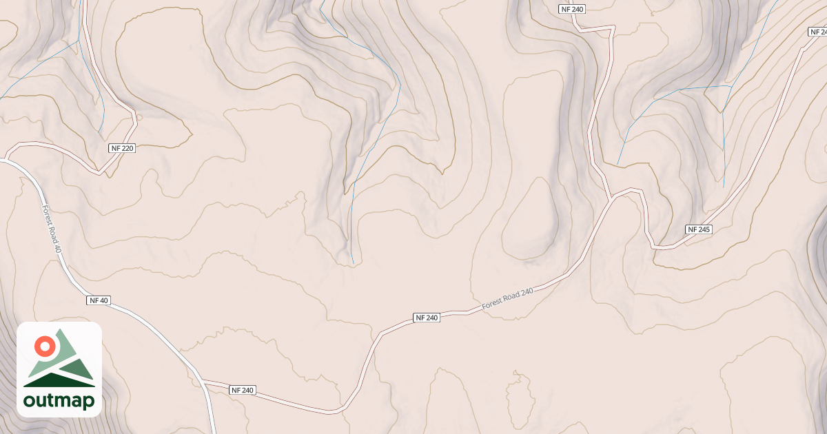 Map of BEAR CAVE RIDGE