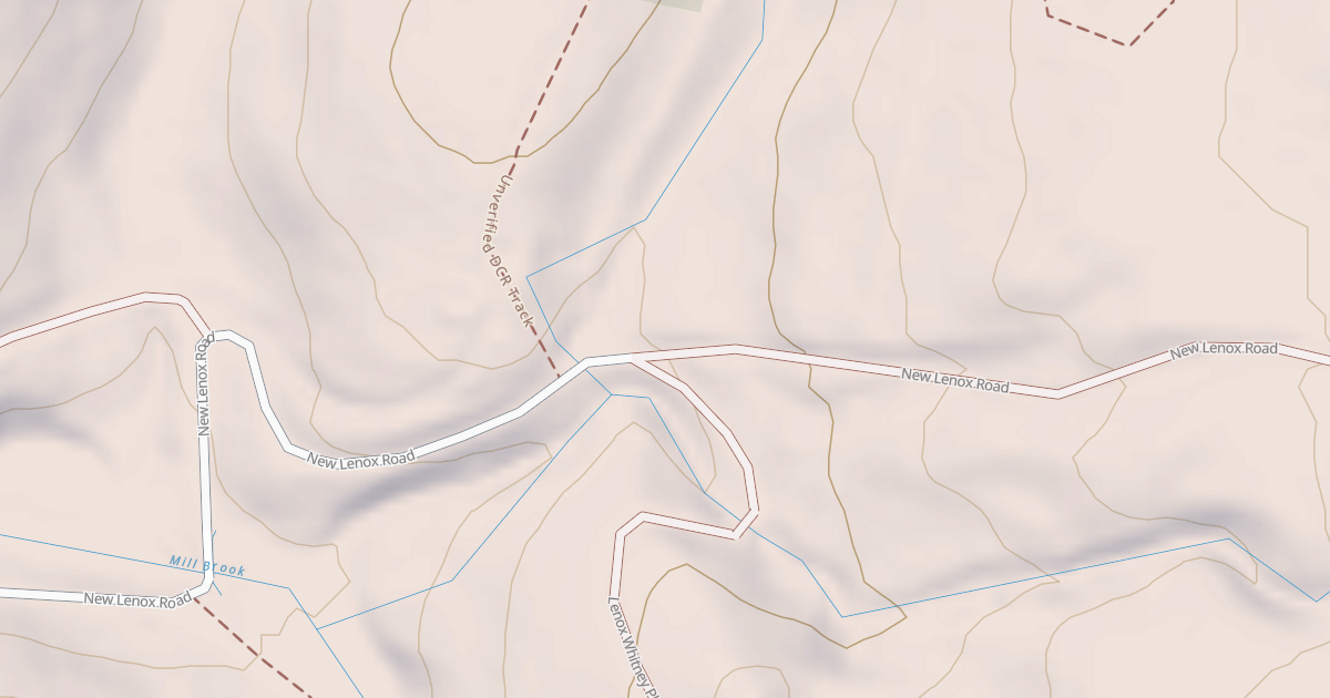 Map preview of New Lenox Road