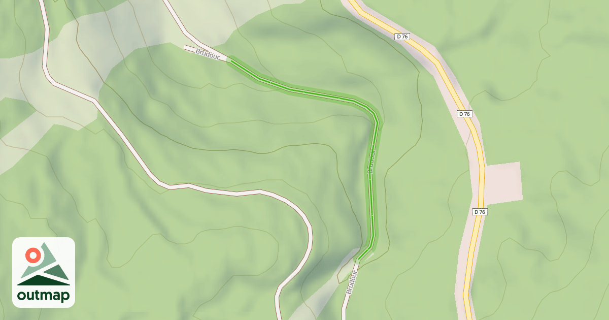 Map of Brudour