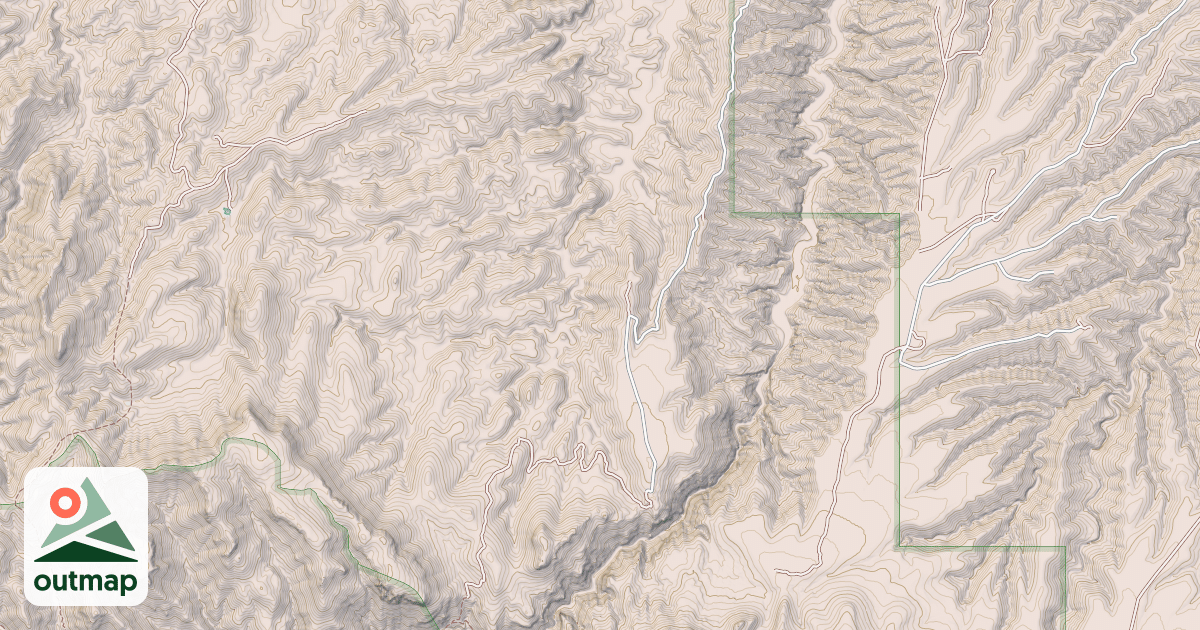 Map of RATTLESNAKE MESA