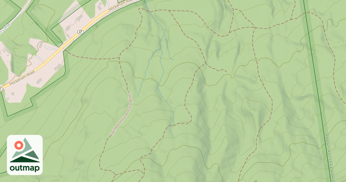Map of Conglomerate Rock Trail
