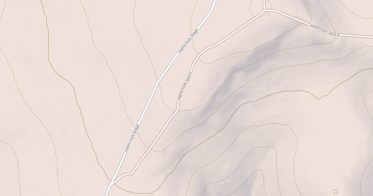 Map preview of HAMS FORK RIDGE SPUR C