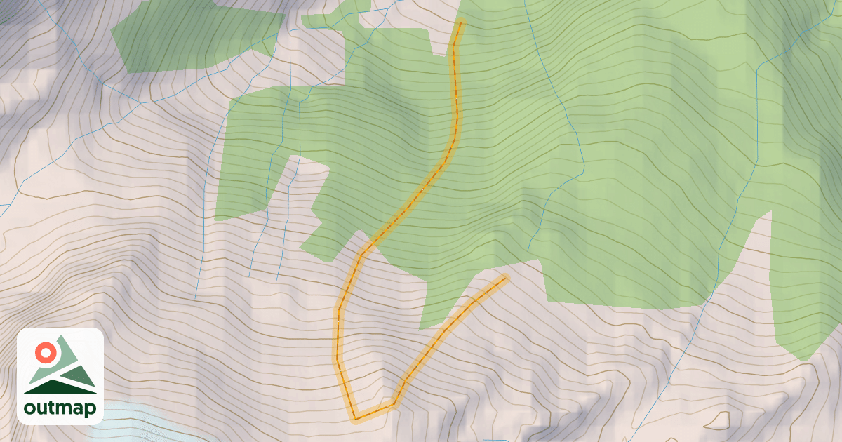 Map of Bonney Moraines