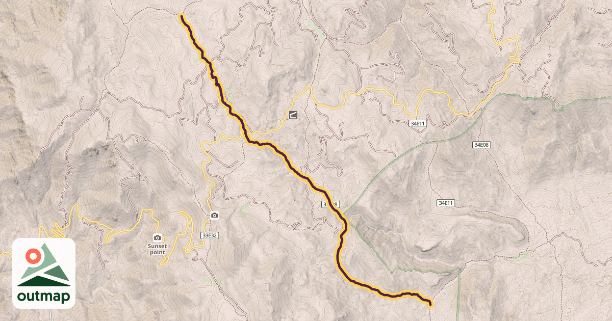 Map of Trout Creek Trail
