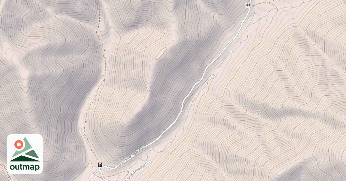 Map of HYNDMAN CR